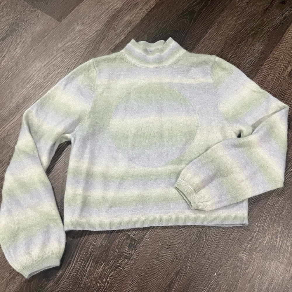 Retro wool blend women’s sweater. Sz small